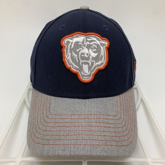 New Era Other - Chicago Bears New Era 39Thirty Fitted M/L Blue Embroidered Bear Cap Hat(H10)